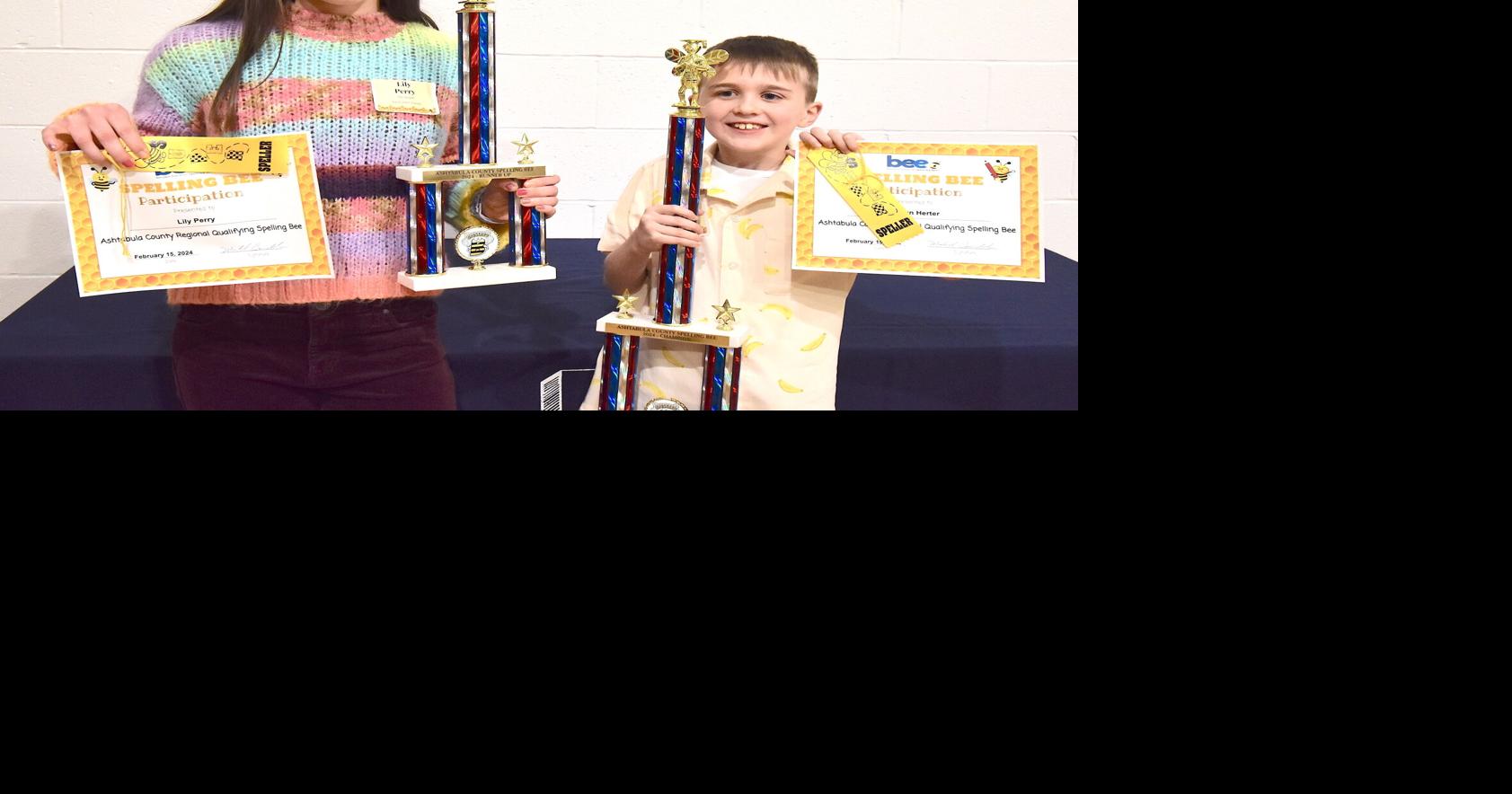 Landyn Herter wins Ashtabula County Area V Spelling Bee | News ...