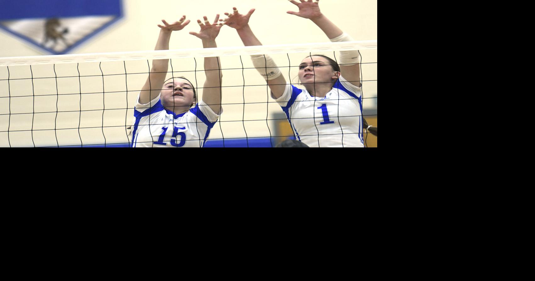 Mustangs sweep Heralds for NAC volleyball win