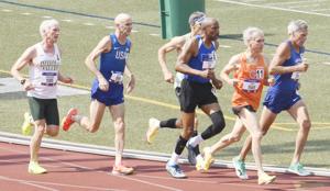 Track meet gets going full speed after missing parts of two day of masters competition