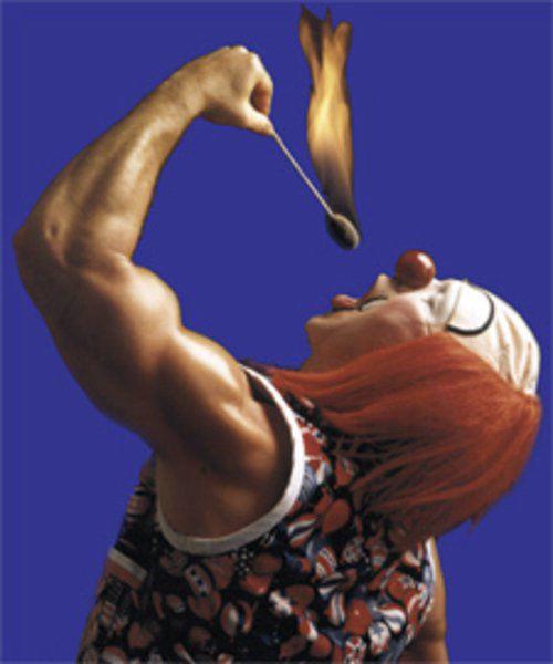 Buffo the Clown flexing his muscles at fair | Local News | starbeacon.com