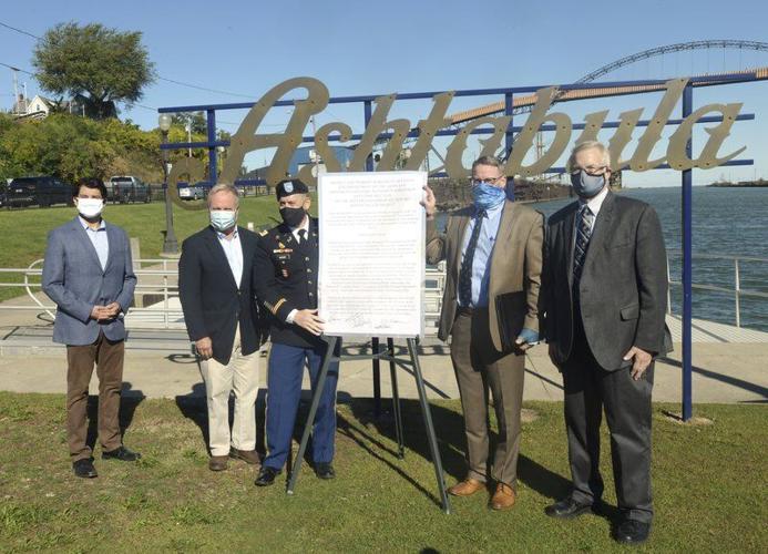 Officials sign project agreement in Ashtabula Harbor