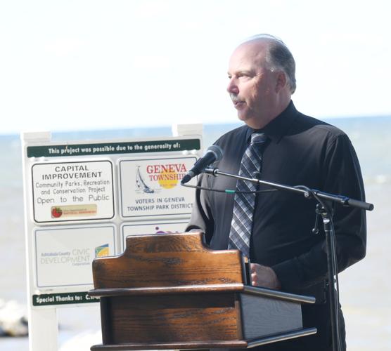 Village celebrates completion of beach project | News | starbeacon.com