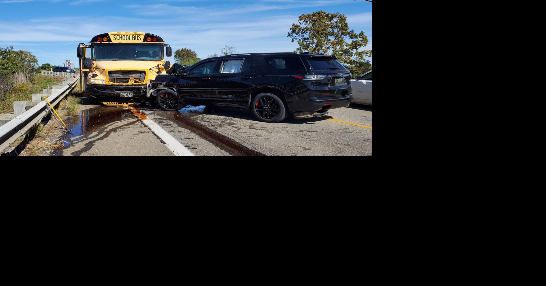 No one seriously injured in school bus versus SUV accident | Local News ...