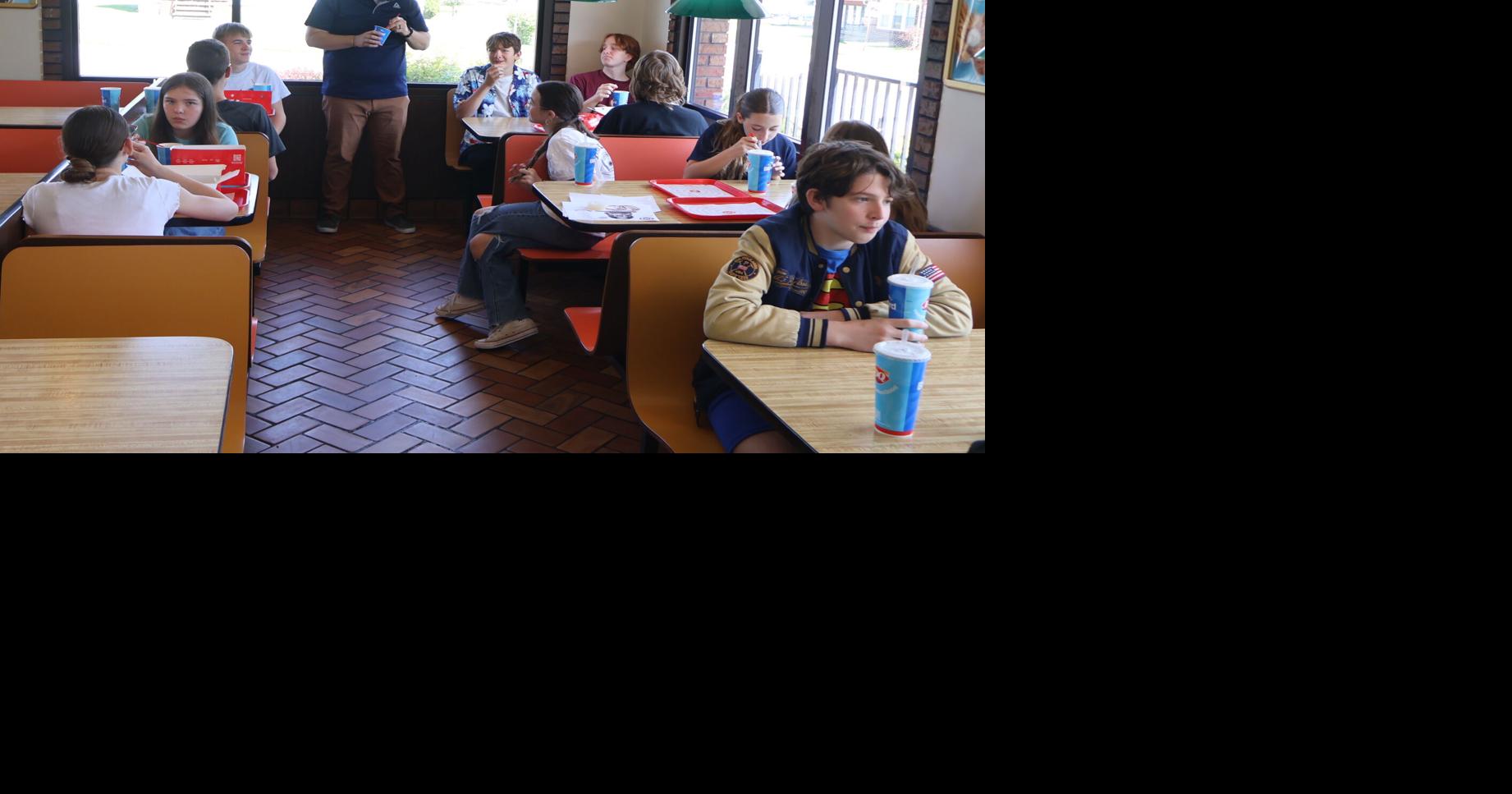 Conneaut Middle School students stop at Dairy Queen