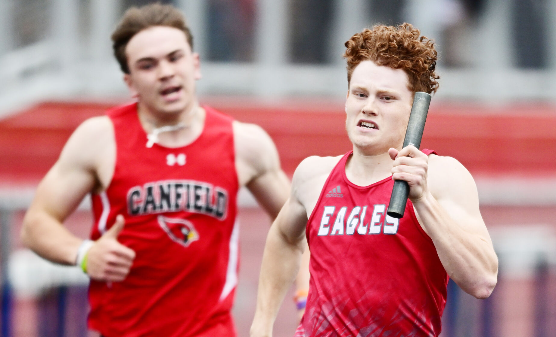 Eagles and Vikings Shine at District Meet, Pecore Excels in Pole Vaulting