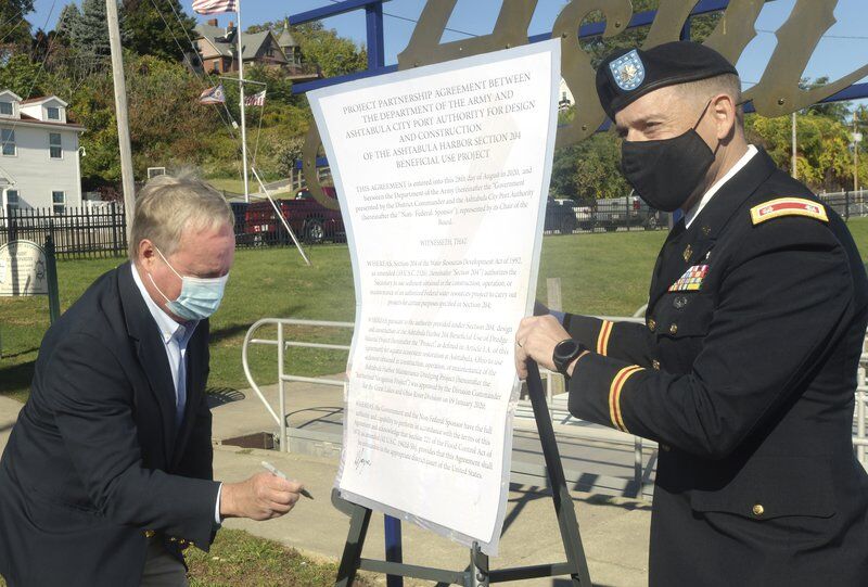 Officials sign project agreement in Ashtabula Harbor Local News