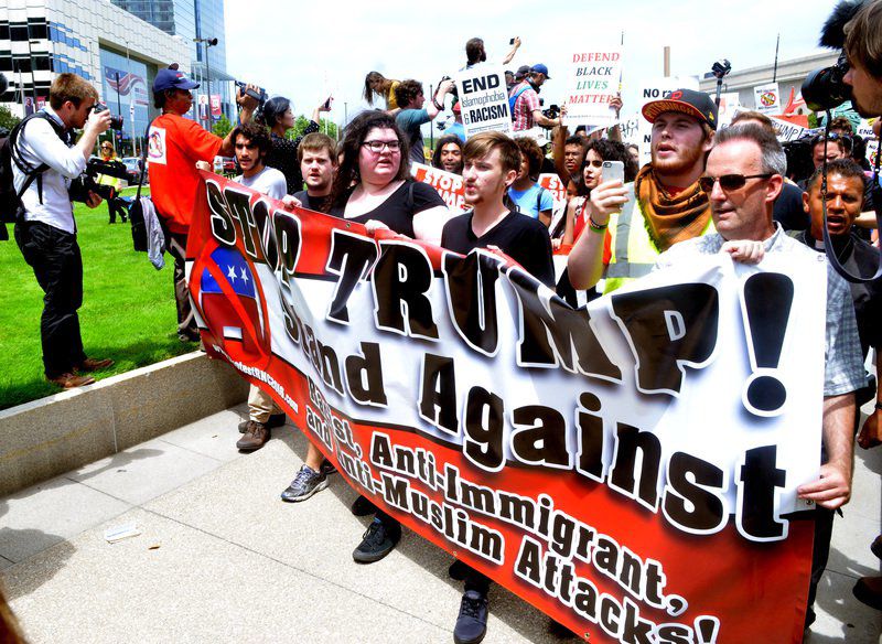 Â Protests remain largely peaceful