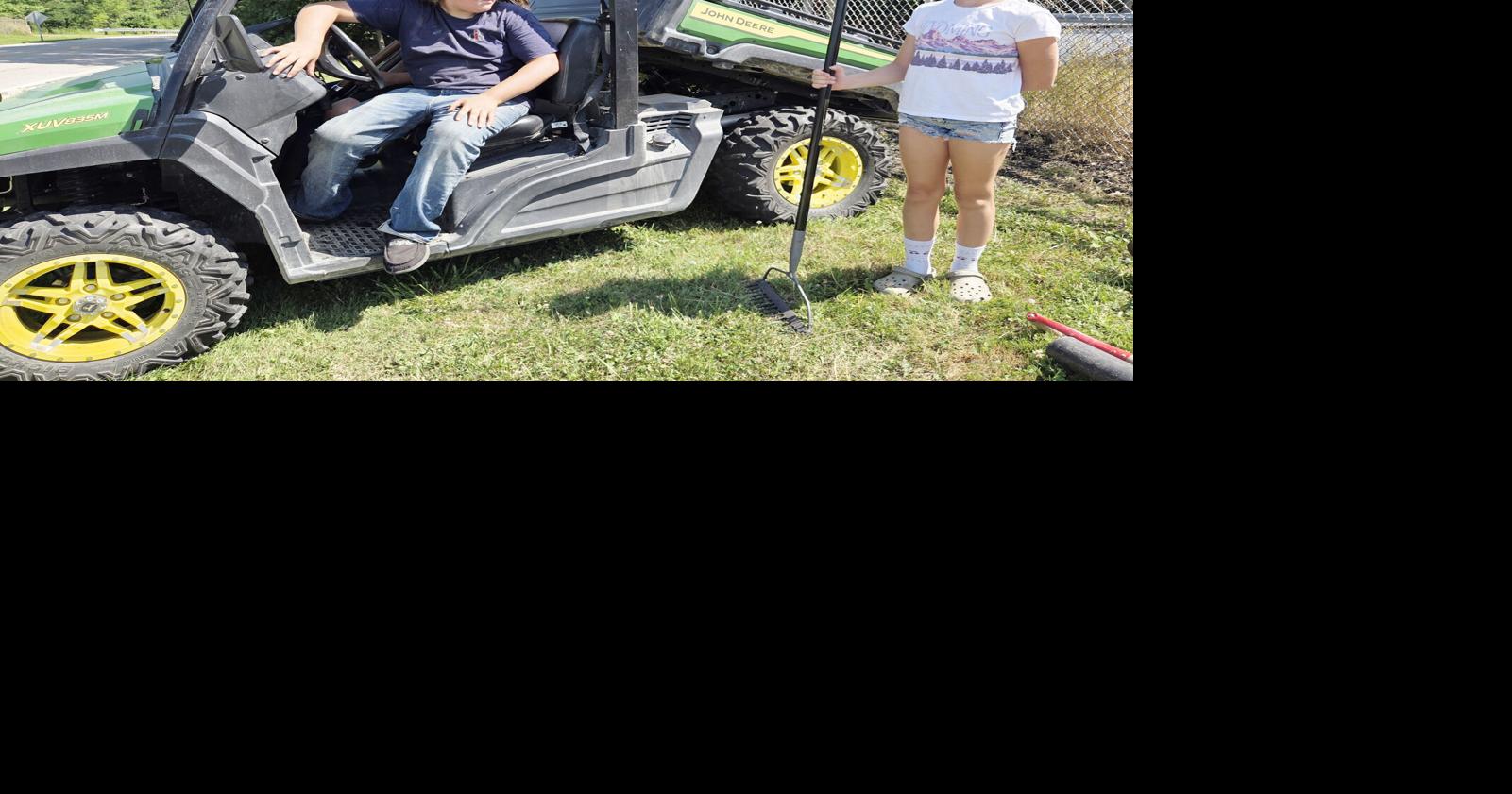 Ashtabula County 4-H clubs beautify fairgrounds ahead of fair
