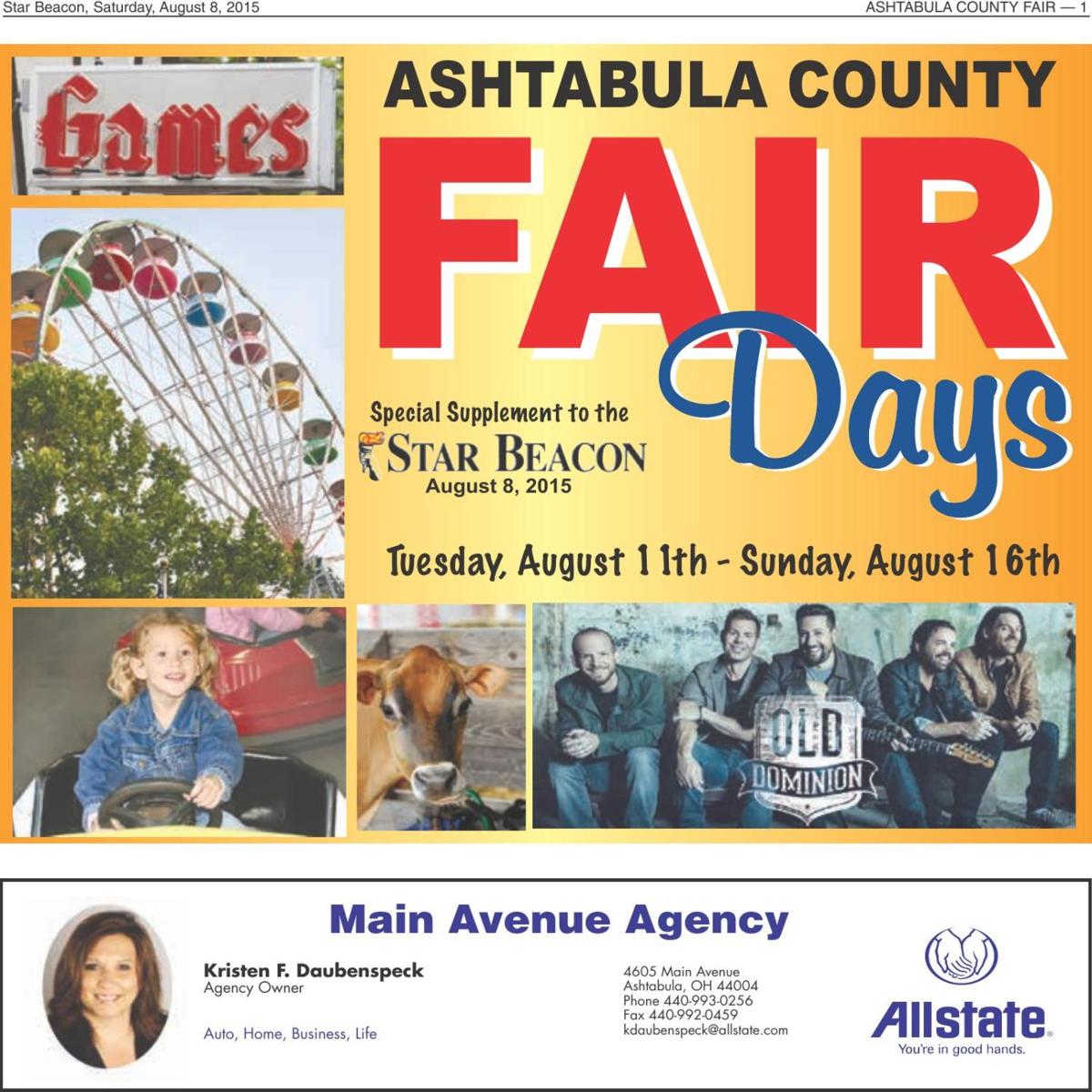 2015 Ashtabula County Fair Special Sections