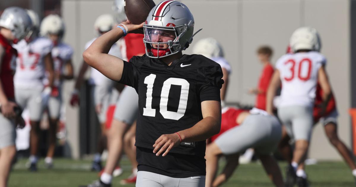 Sayin named Ohio State's starting quarterback for season opener against Texas