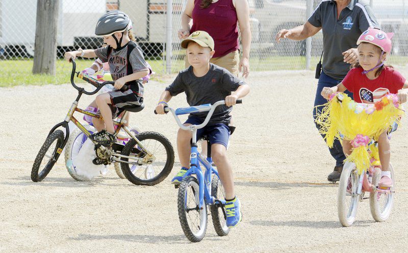 Hot and rainy, of course, on the first day of the Ashtabula County Fair