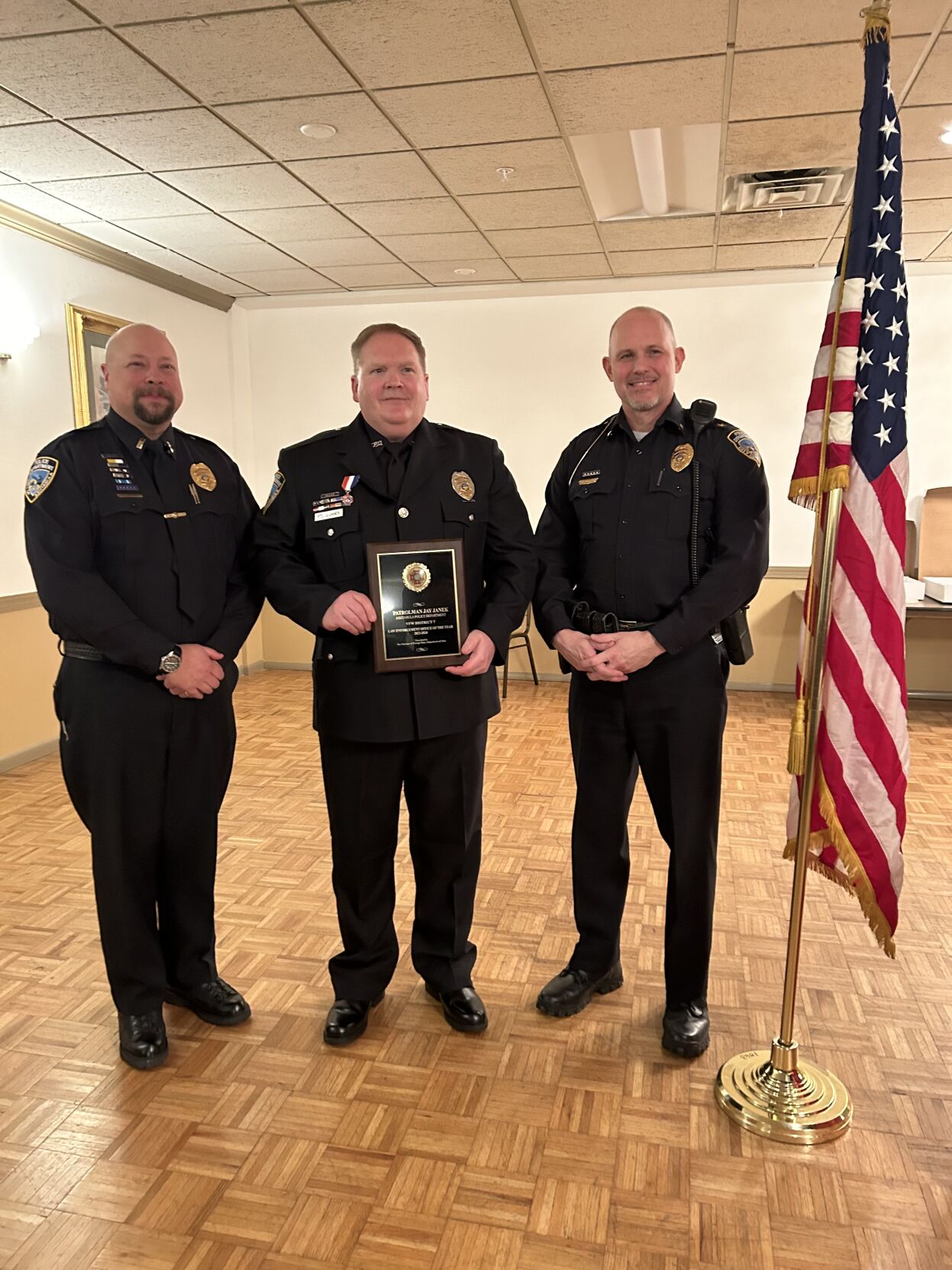 Jay Janek awarded Officer of the Year | News | starbeacon.com