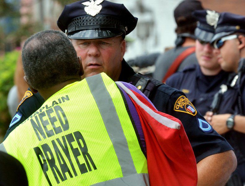 Â Protests remain largely peaceful