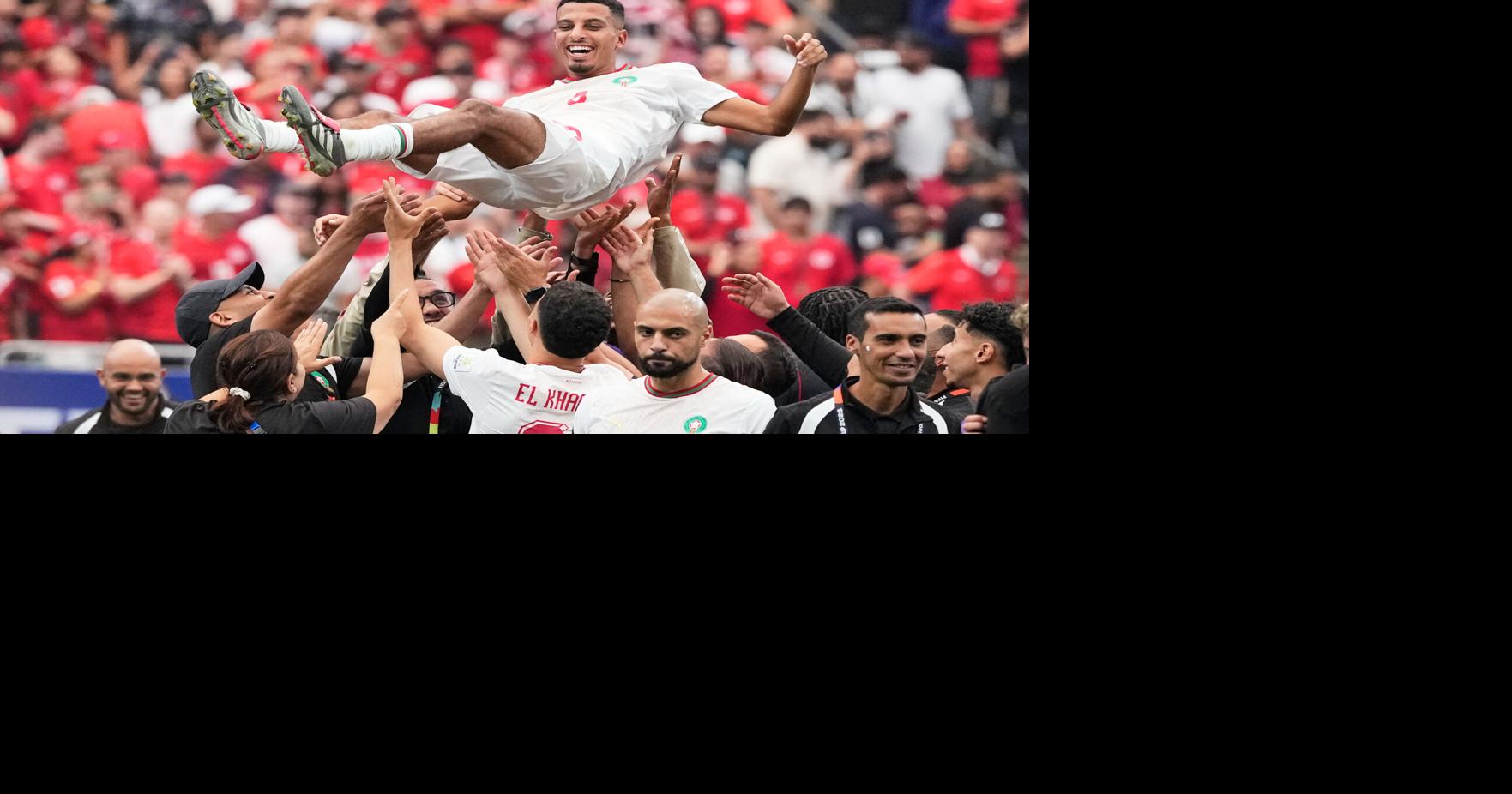 Morocco beats World Cup co-host Canada 3-0, advances to the quarterfinals