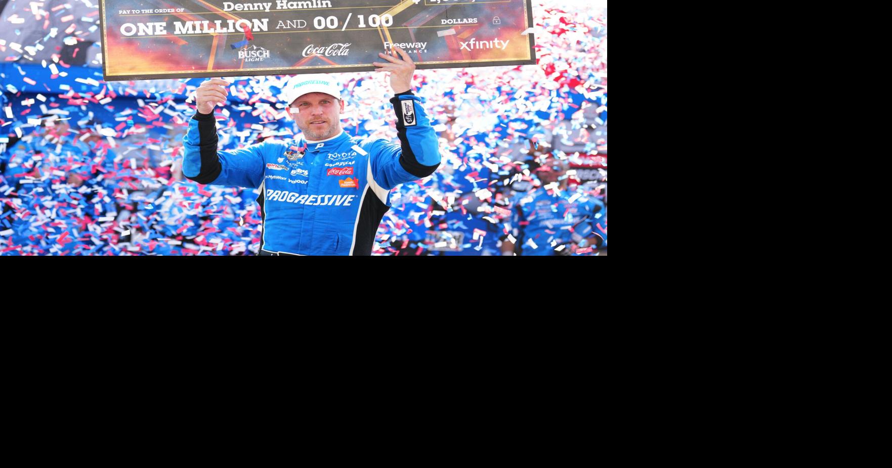 Denny Hamlin beats teammate Chase Briscoe at Dover for 2nd NASCAR All ...
