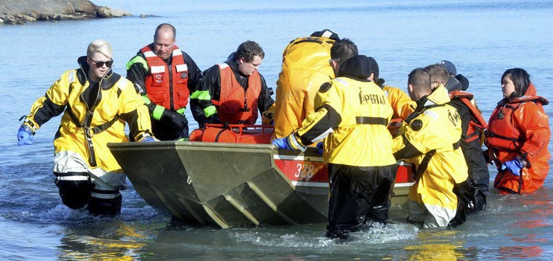 Ashtabula County Water Rescue Team does practice drill with KSUA ...