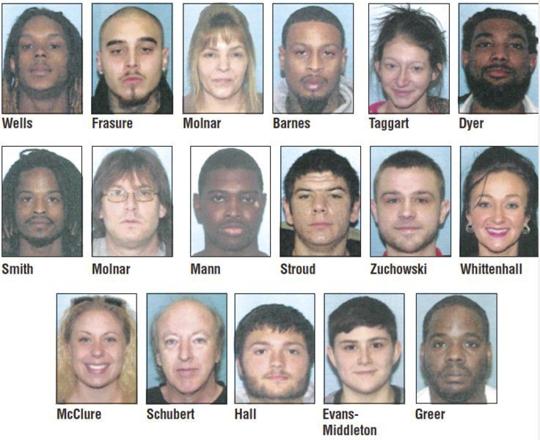 17 Drug Offenders Indicted Local News