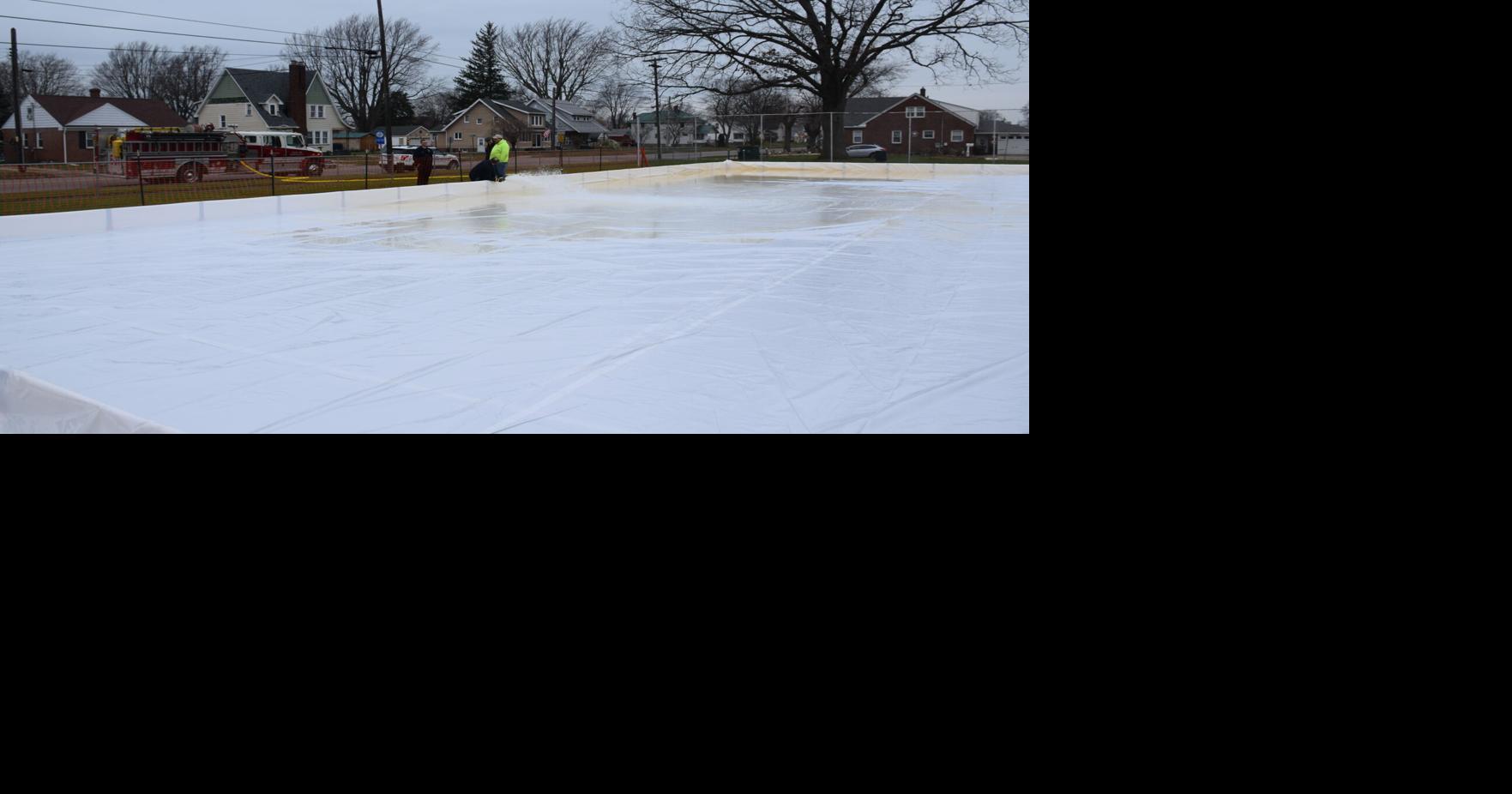 Ice rink installed at Dean Ave. Park | Local News | starbeacon.com