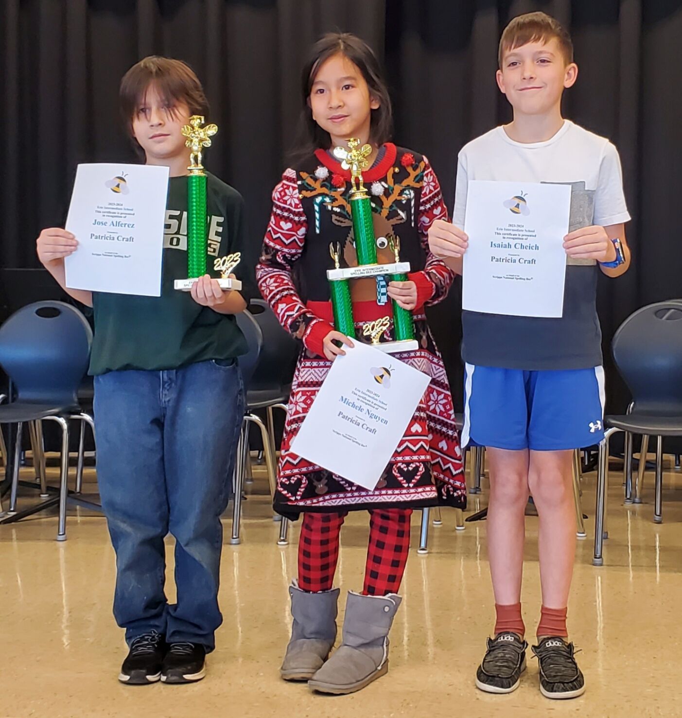 Michele Nguyen wins Erie Intermediate Spelling Bee Local News