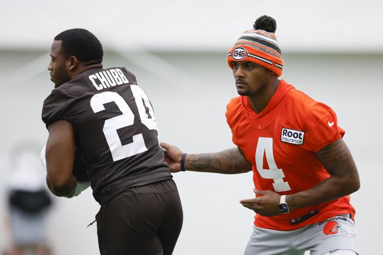 deshaun watson training camp browns