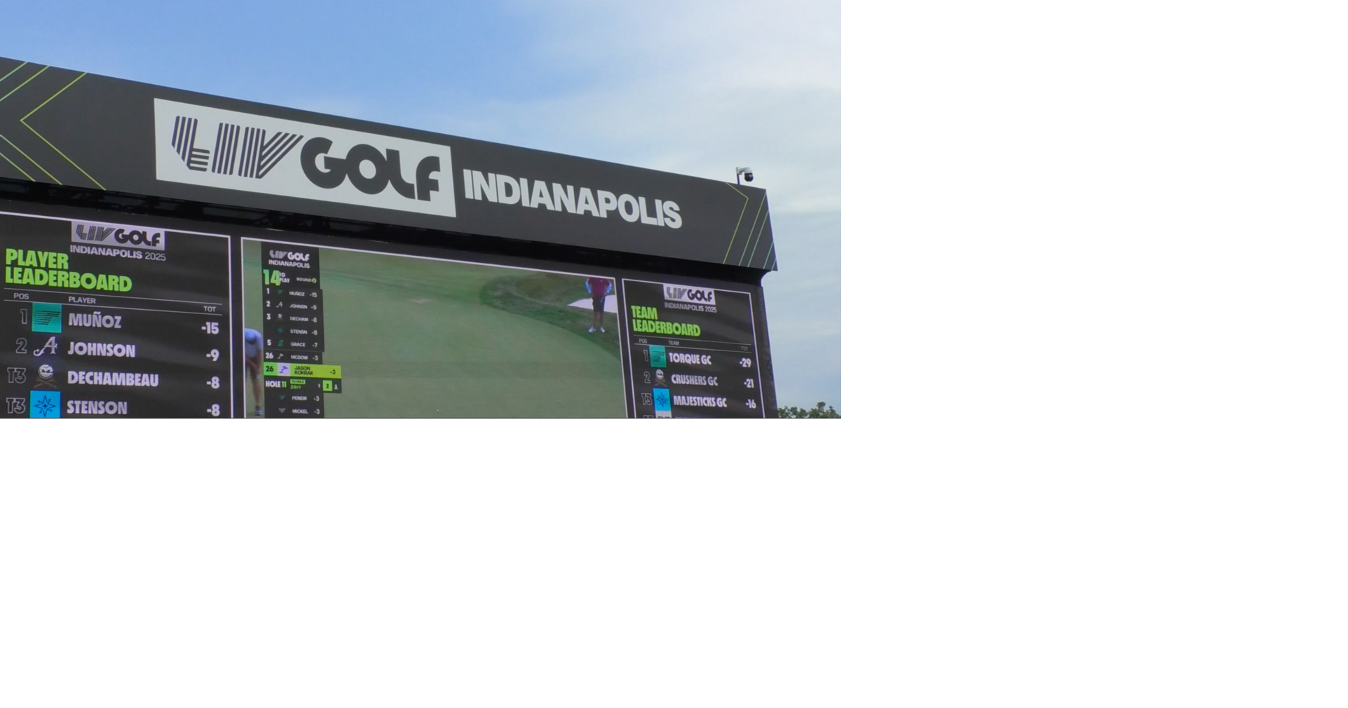 LIV Golf brings big name golfers, concerts, and large crowds to Indiana