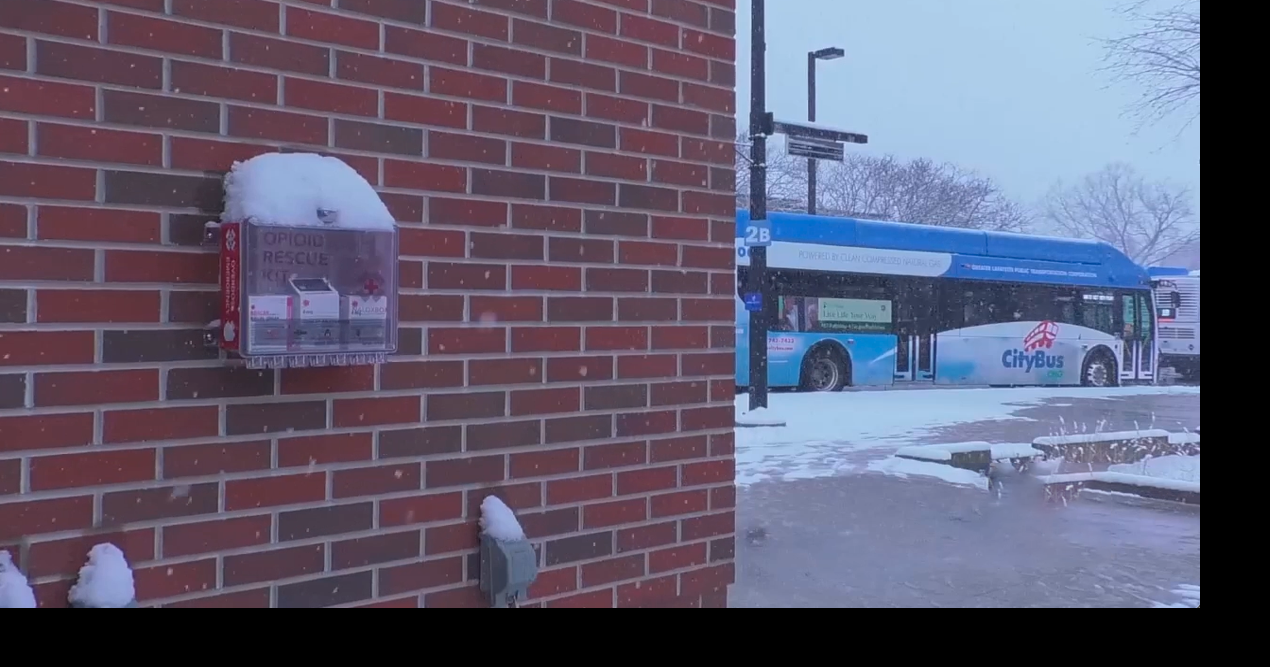 CityBus station installs naloxone emergency lockbox for opioid overdose ...