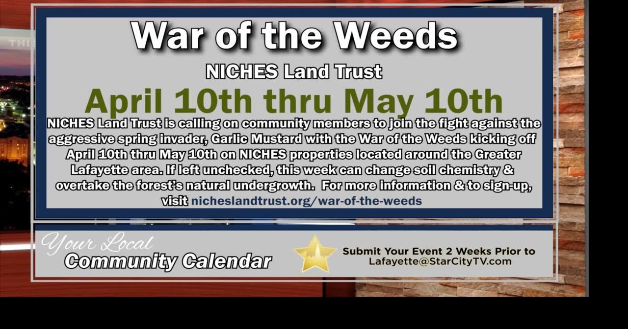 Community Calendar - NICHES War of the Weeds | Right Steps Pickleball Tournament