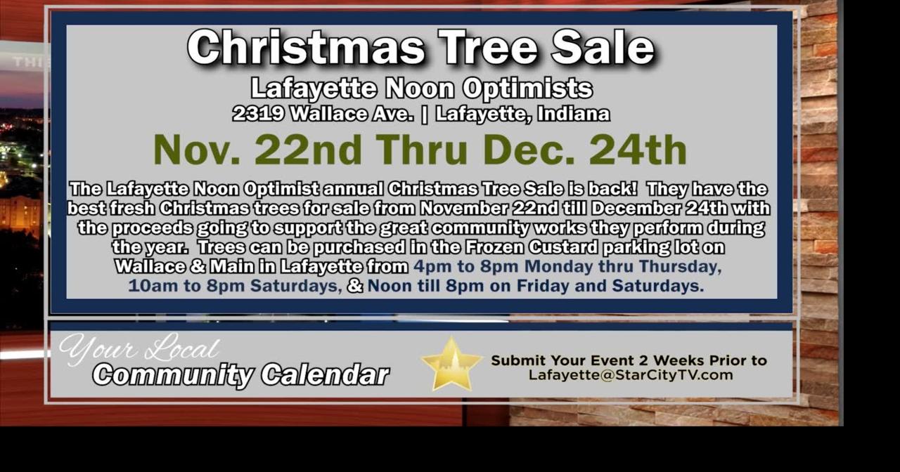 Community Calendar - Noon Optimist Tree Sale | Overeaters Anonymous
