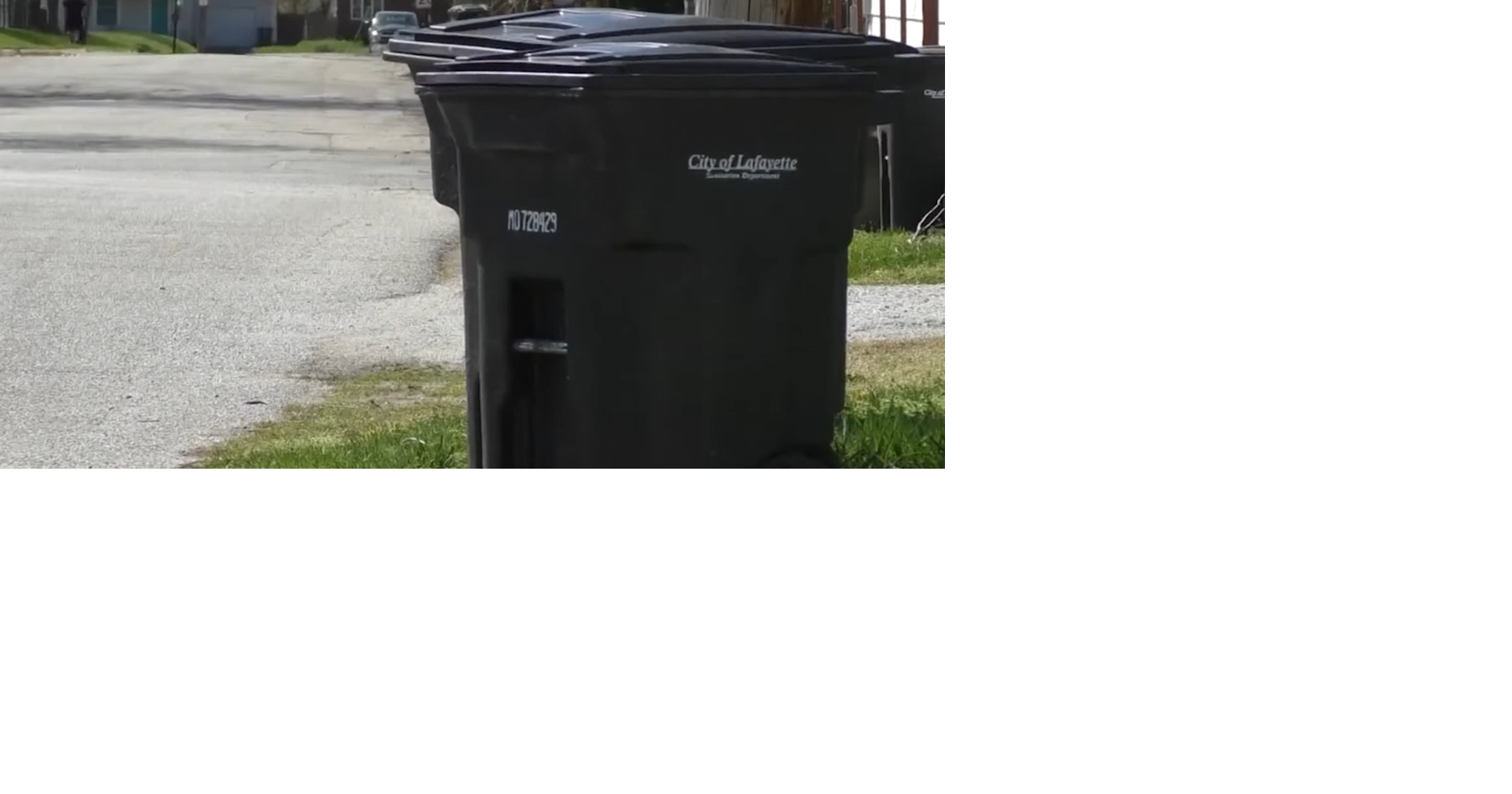 Lafayette to implement new trash pick-up procedures starting Monday ...