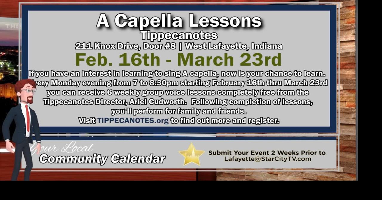 Community Calendar - A Capella Lessons | Overeaters Anonymous
