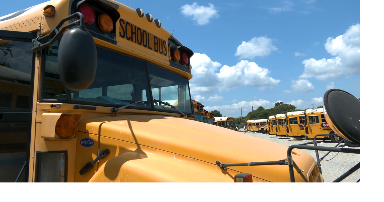School bus and Indiana State Police pick-up truck crash in Indianapolis