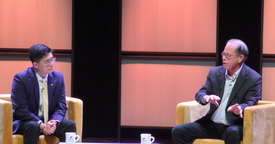 Gov. Braun and Purdue president Mung Chiang talk Indiana's future with nuclear energy