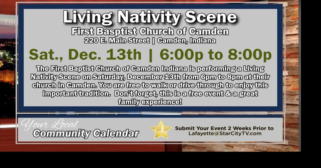 Community Calendar - Camden Nativity Scene | Frankfort Breakfast w/Santa | LRRH MS Support Group