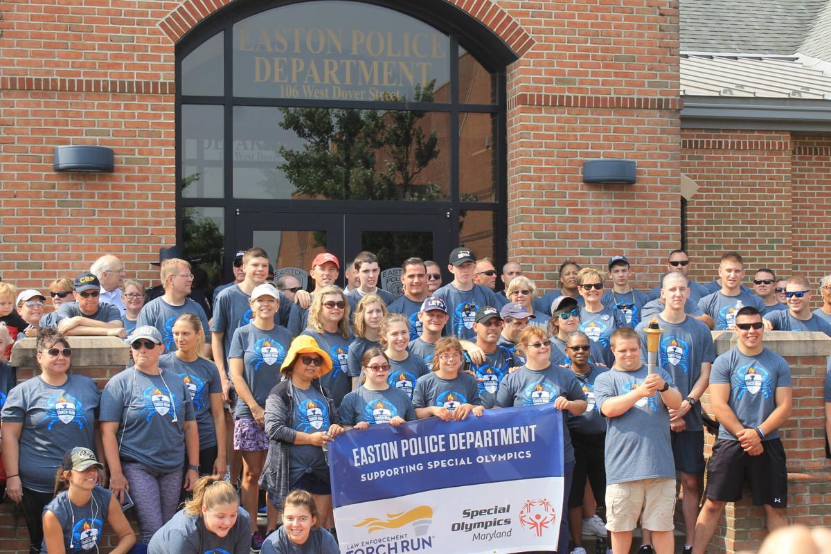 Law enforcement torch run for Special Olympics