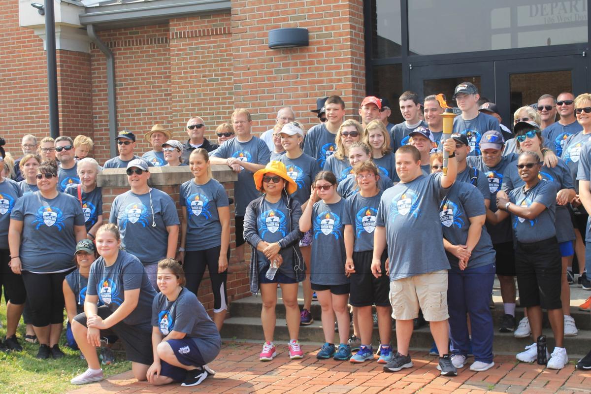 Law enforcement torch run for Special Olympics
