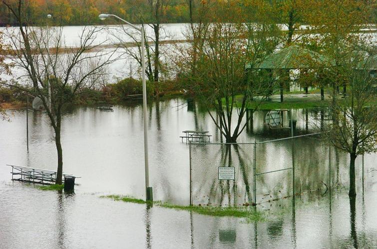 Storm surge covers Crouse Park in Denton Local