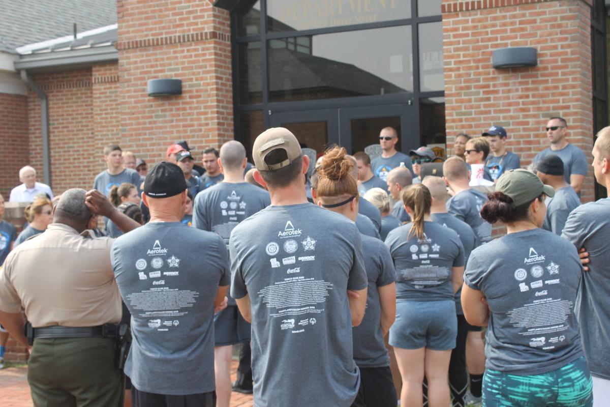 Law enforcement torch run for Special Olympics