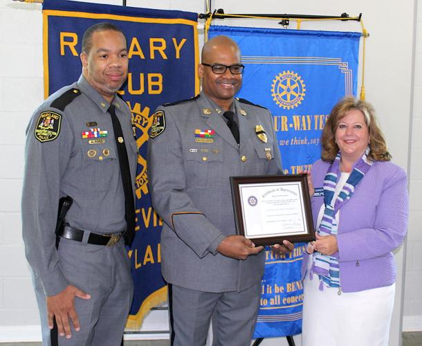 Centreville Rotary honors police '21