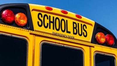 School bus stock