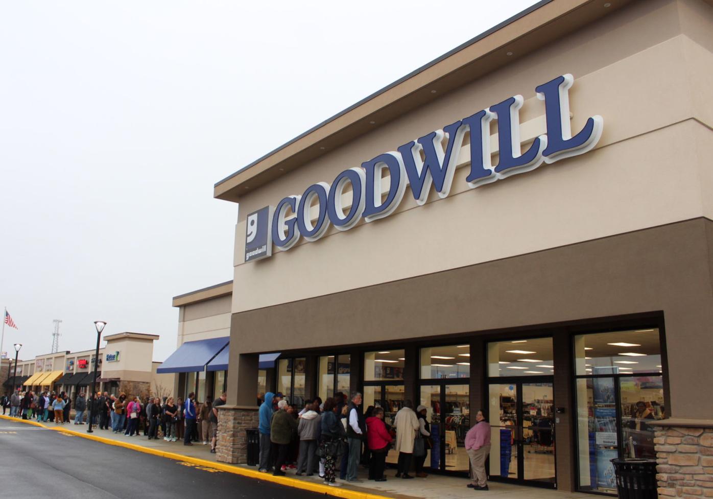 Crowds greet Goodwill store's opening Business