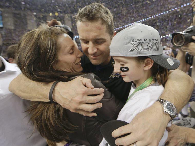 John Harbaugh, Ingrid Harbaugh, Alison Harbaugh