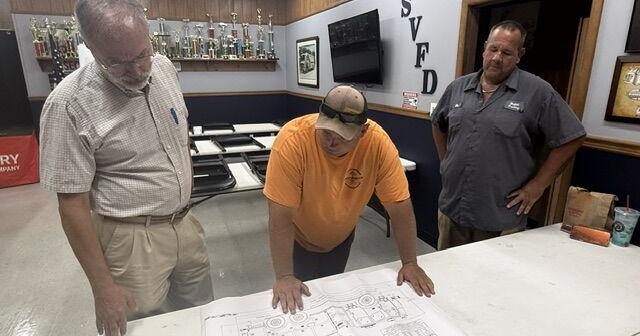 Andy Harris visits with Dorchester County fire departments