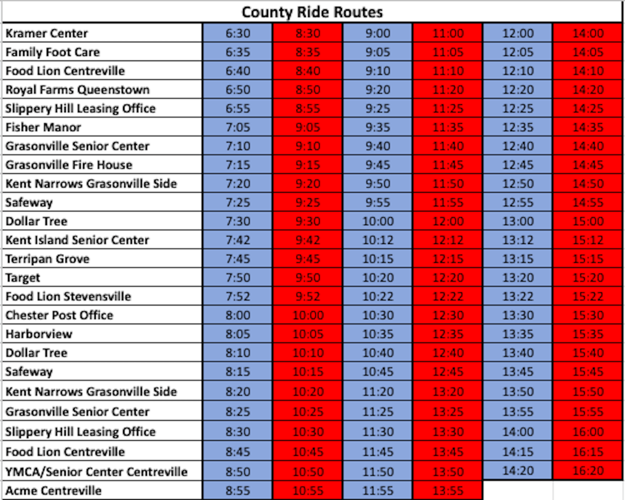 County Ride Bus QA's County Ride terminates rider fee beginning in 2023 | Local ...