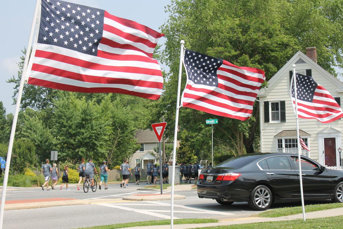 Law enforcement torch run for Special Olympics