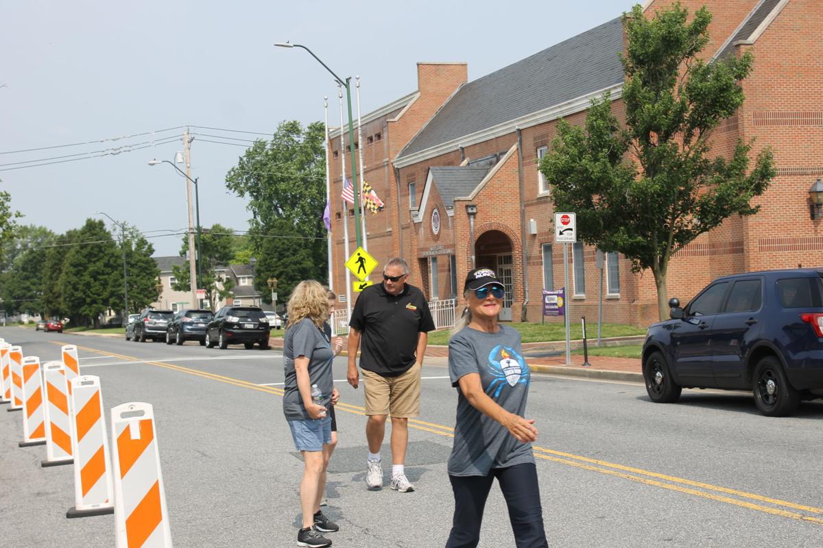 Law enforcement torch run for Special Olympics