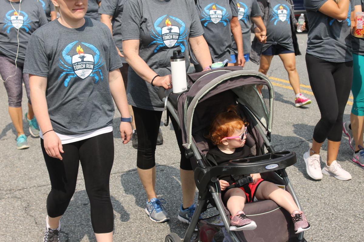 Law enforcement torch run for Special Olympics