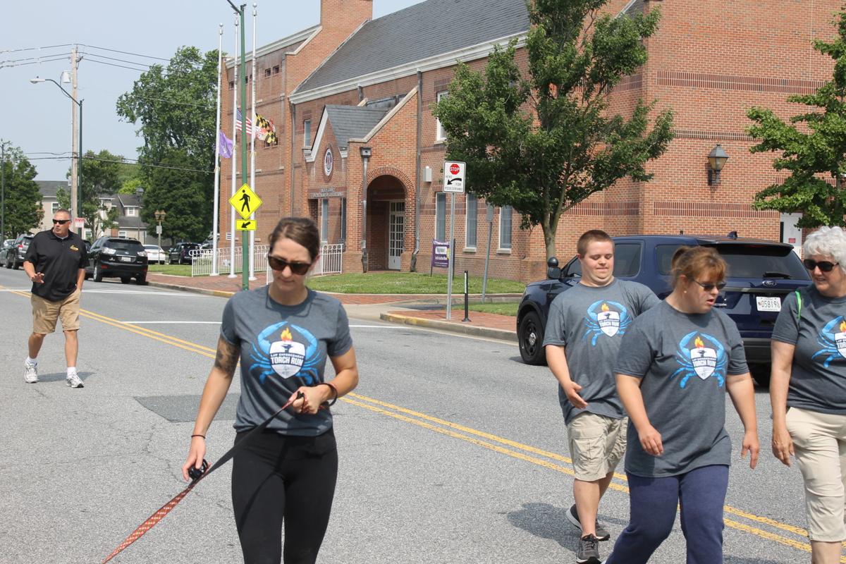 Law enforcement torch run for Special Olympics