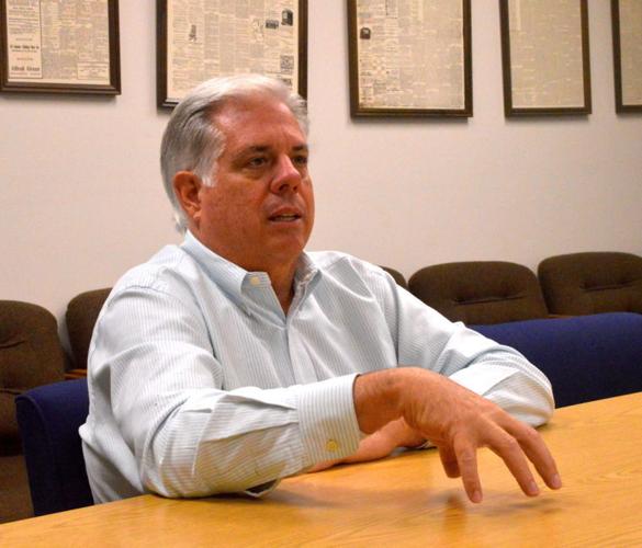 Larry Hogan visits The Star Democrat