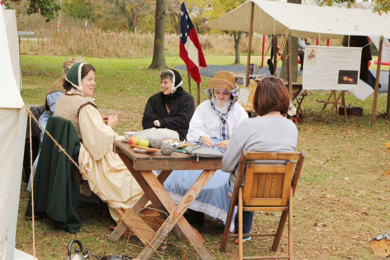 Civil War Reenactors Set Up Camp In Rising Sun State Stardem Com