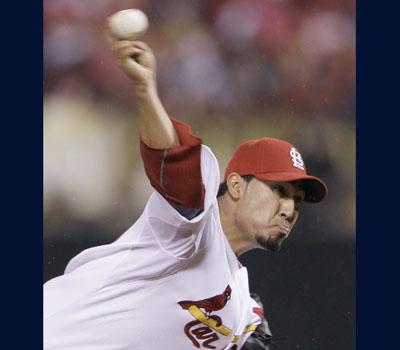 Cards' Lynn, two relievers shut out Brewers